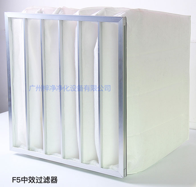 F5级袋式中效91免费版污下载主要用于商业大楼、剧院、车站。